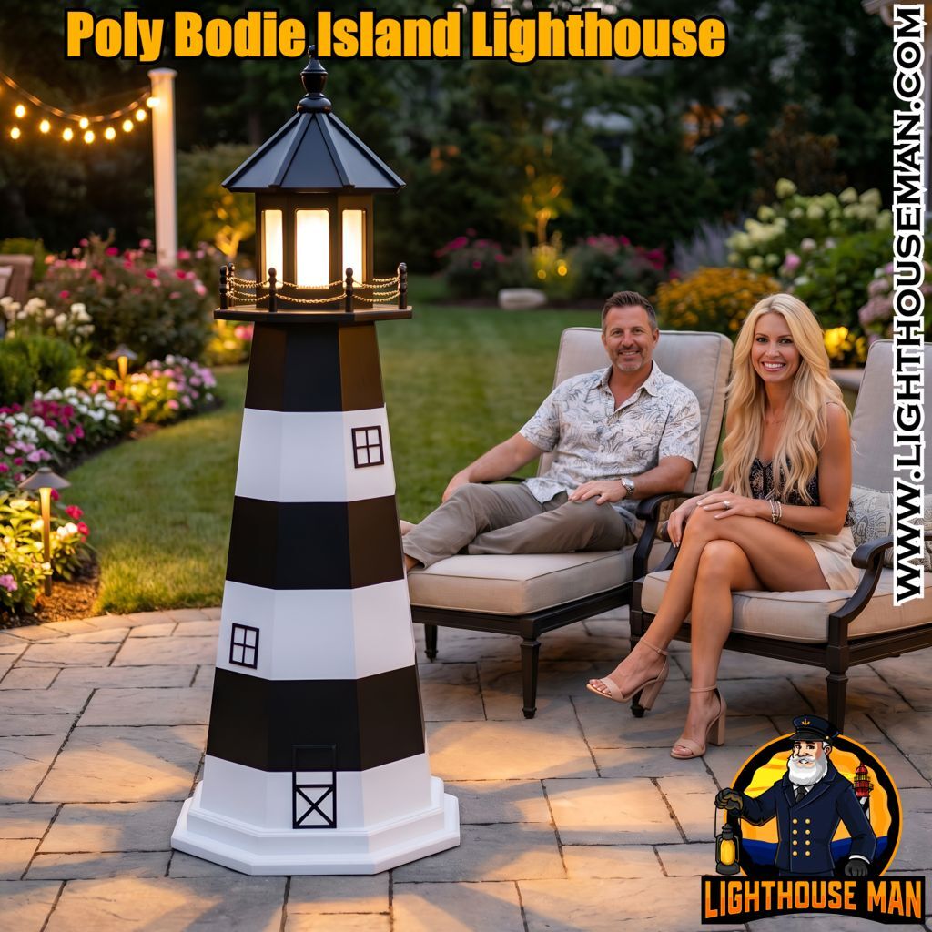 灯台 置物 ノースカロライナ Bodie島灯台 Bodie Island Yard Lighthouse for Sale | Garden & Lawn Lighthouse