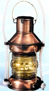 Nautical Lanterns Maritime Lights - Anchor Oil Lantern IL-815