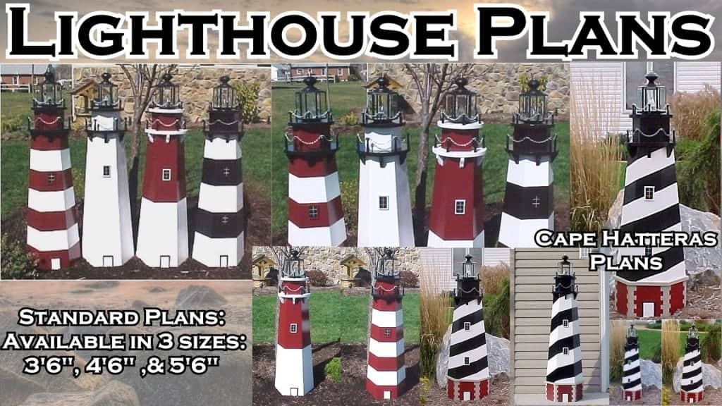 Lawn Lighthouse Working Plans