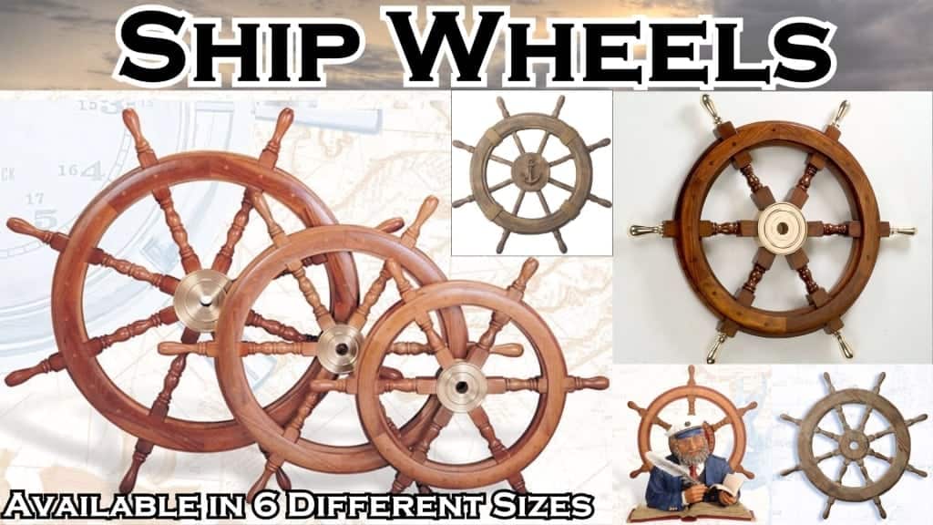 Nautical Decor - Ship Wheels