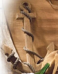 Anchors Decorative - Natural WoodenAnchor MP-316