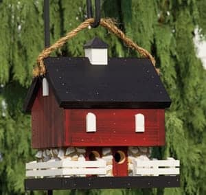 Decorative Birdhouses - Red Barn Birdhouse TO-3014
