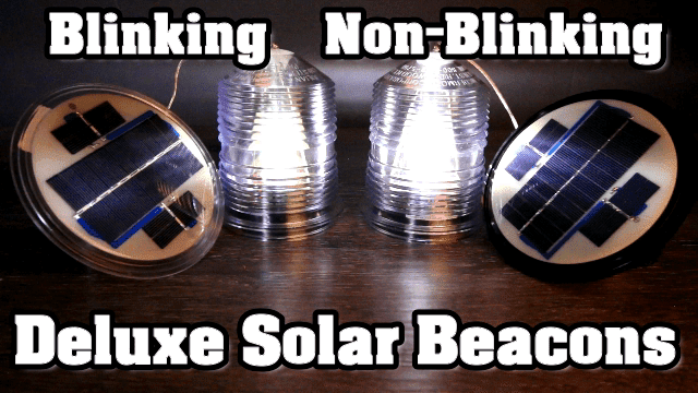 Deluxe Solar Lighthouse Beacon