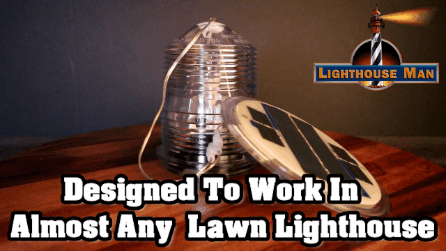 Deluxe Solar Beacon for Lawn Lighthouses