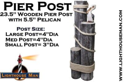 Wooden Pier Post