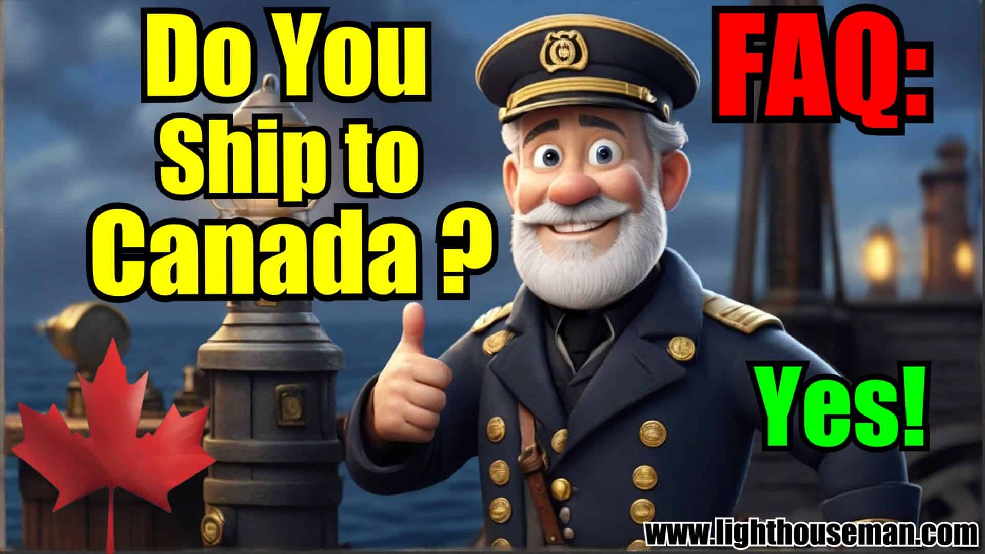 Canada Shipping YouTube Banner 3
