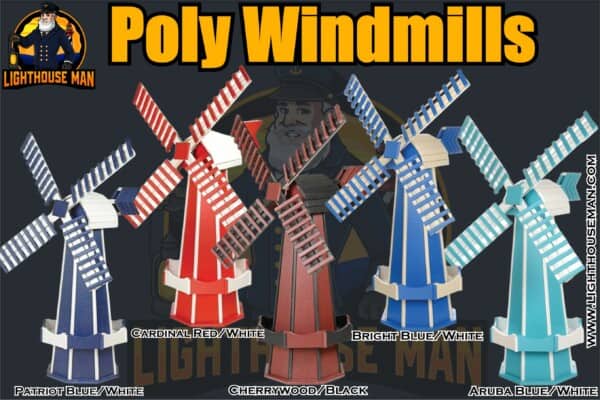 Poly Yard and Garden Windmills