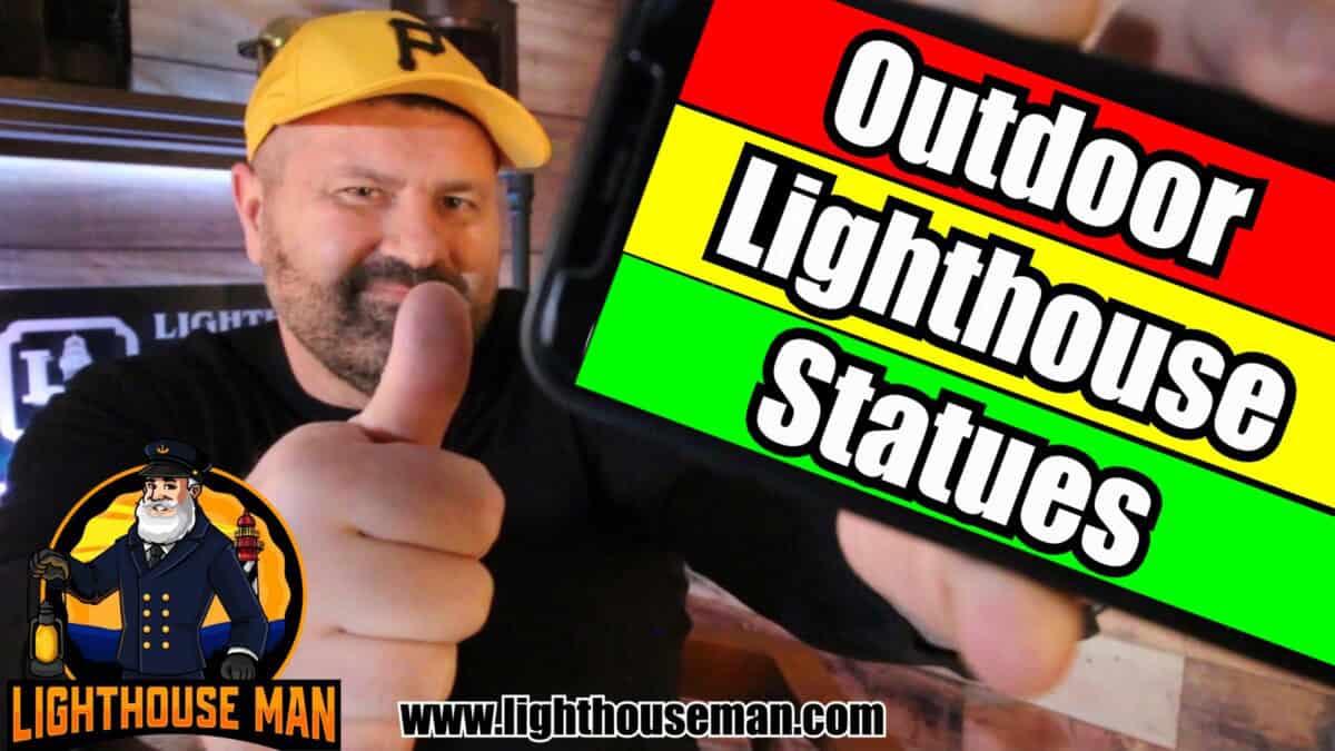 Outdoor Lighthouse Statues